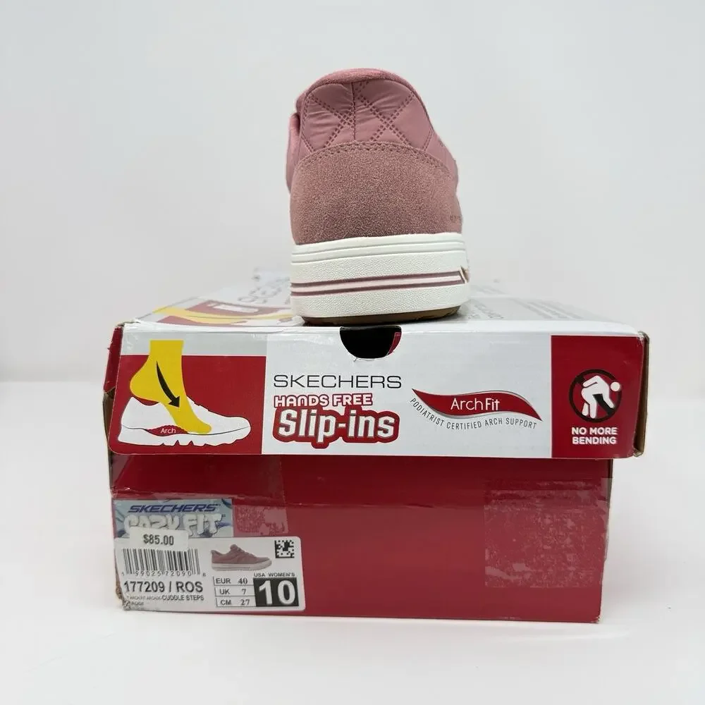 Skechers Arch Fit Arcade Cuddle Steps Rose Women’s Sneakers Size 10